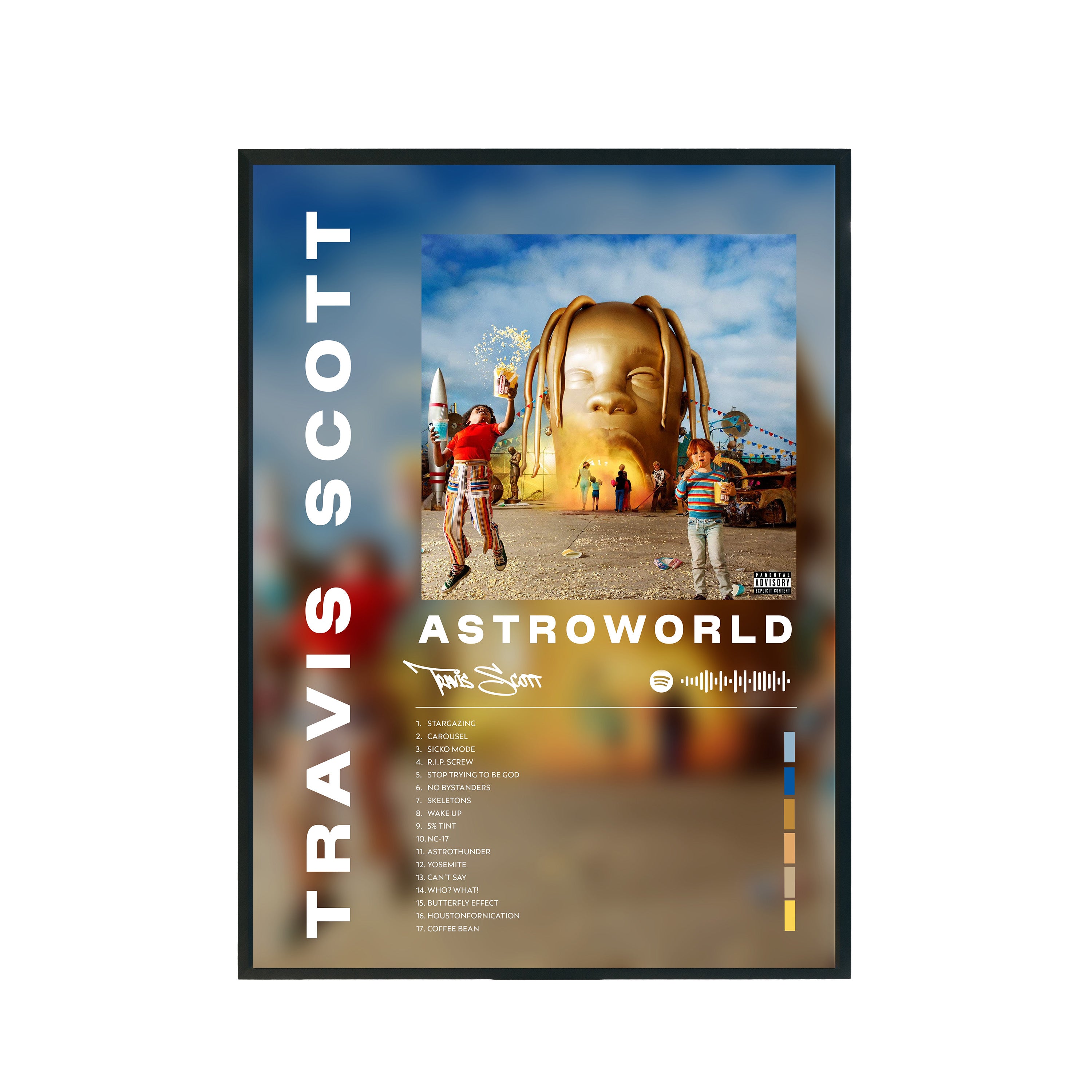 Plakat album Travis Scott - Astroworld A3 297x420mm