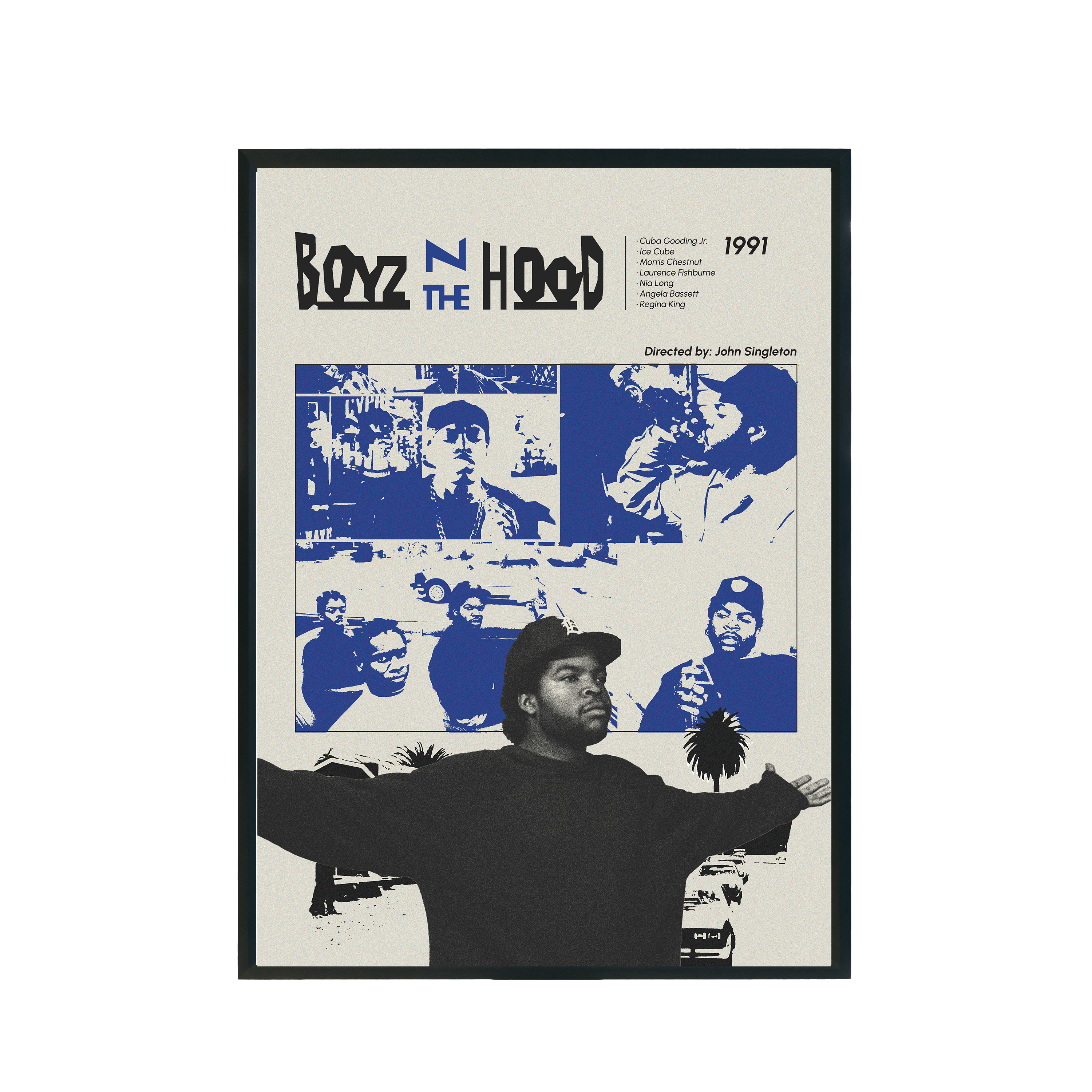 Plakat filmowy "Boys N The Hood" A3 297x420mm