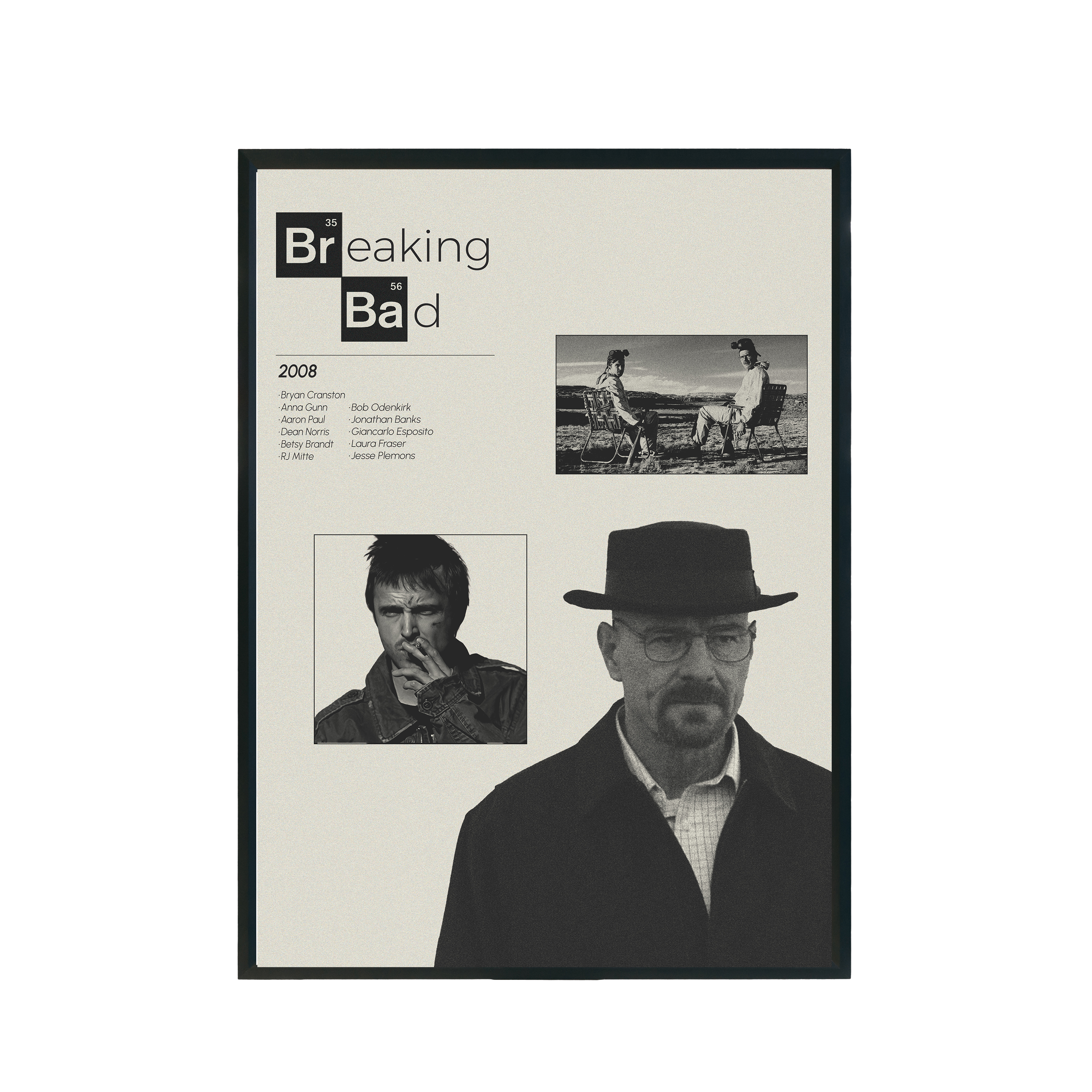 Plakat filmowy "Breaking Bad" A3 297mm x 420mm