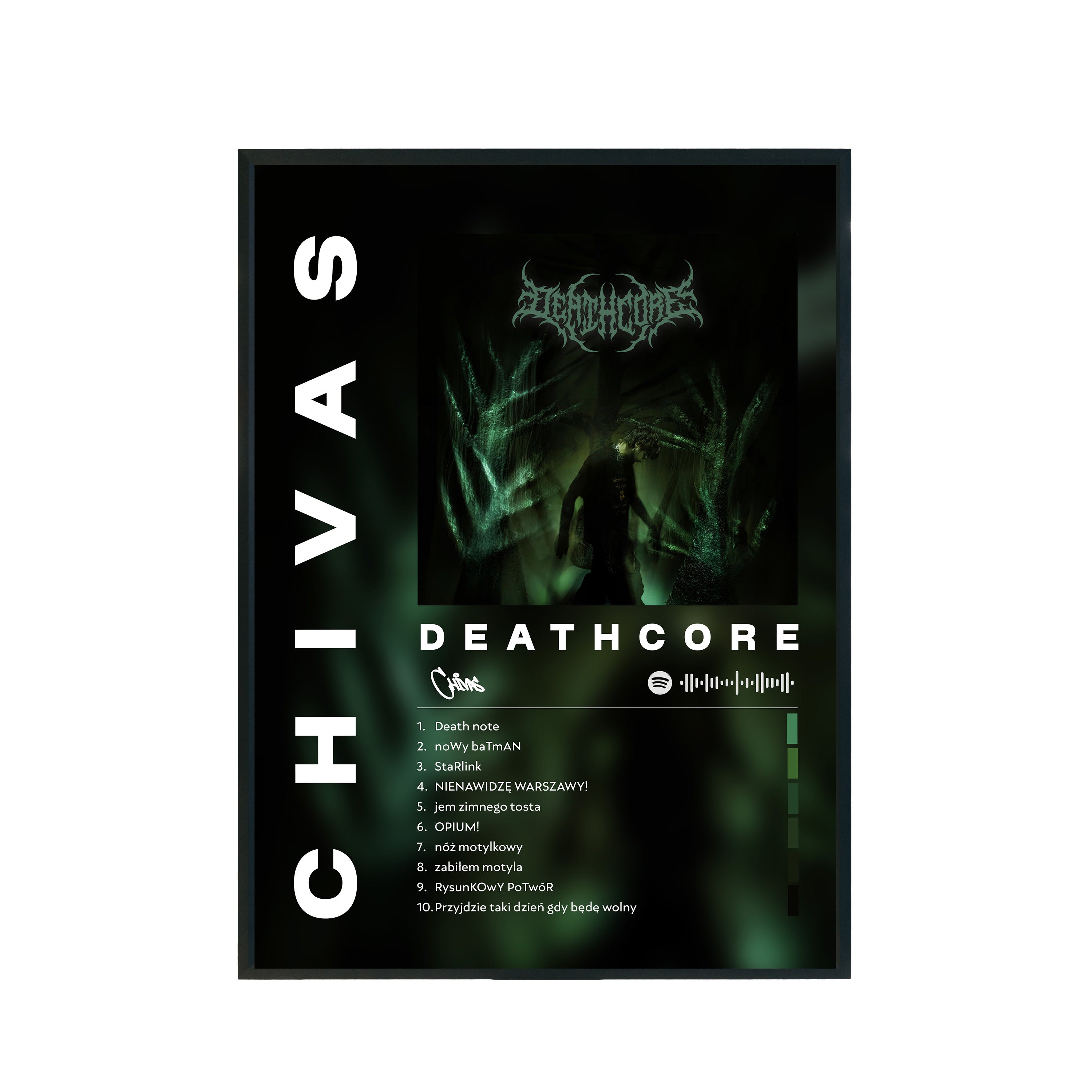 Plakat album Chivas - Deathcore A3 297x420mm