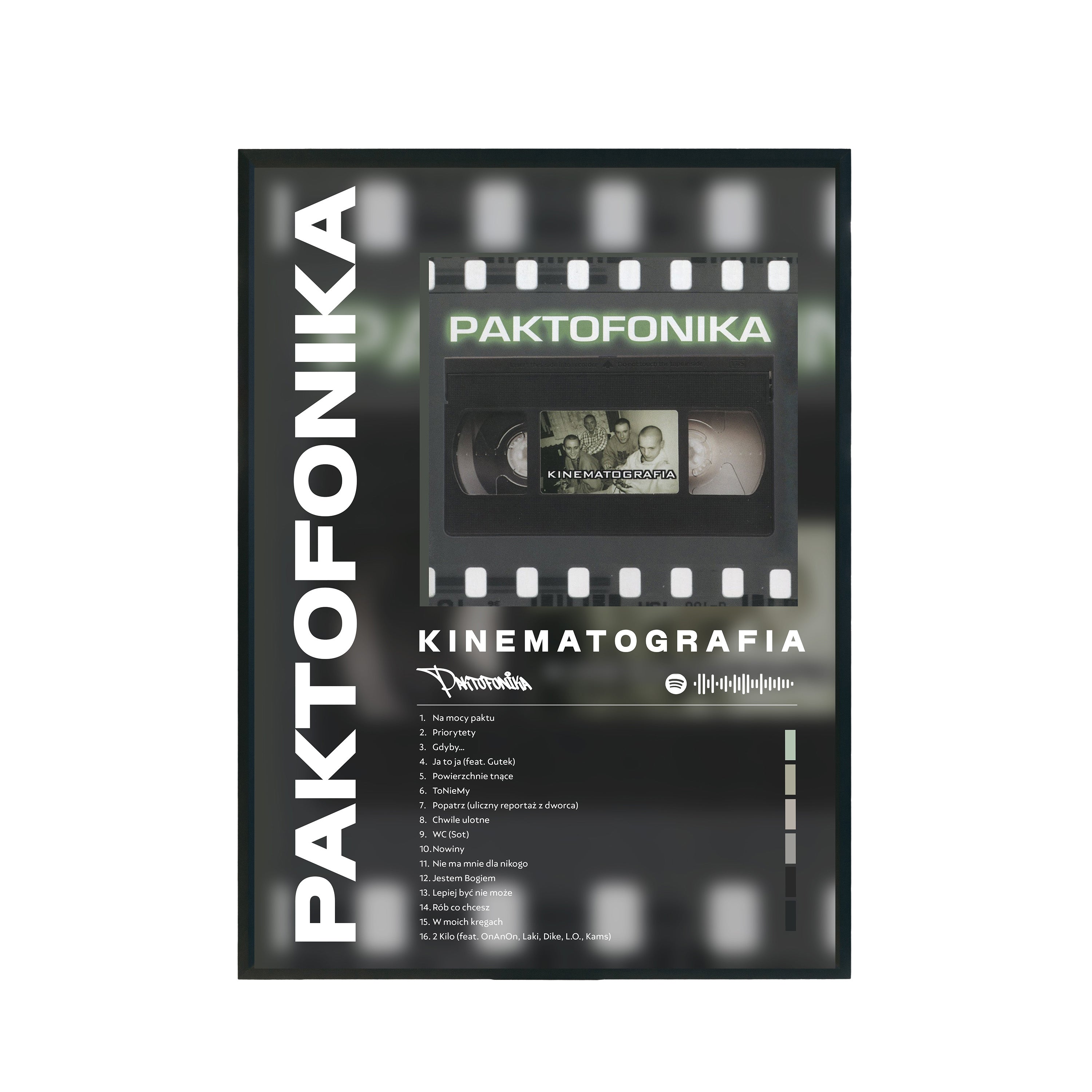 Plakat album Paktofonika - Kinematografia A3 297x420mm