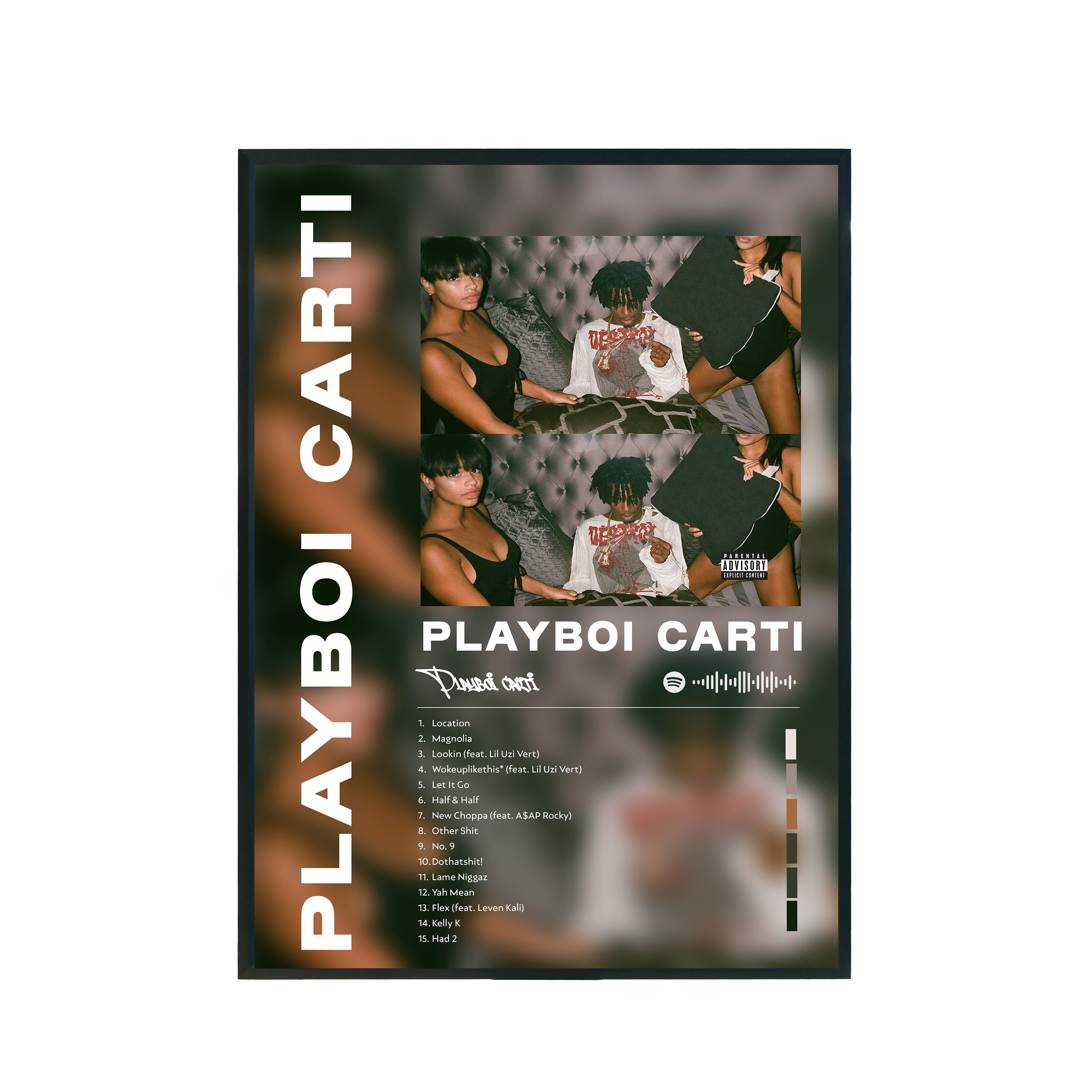 Plakat album Playboi Carti - Playboi Carti A3 297x420mm