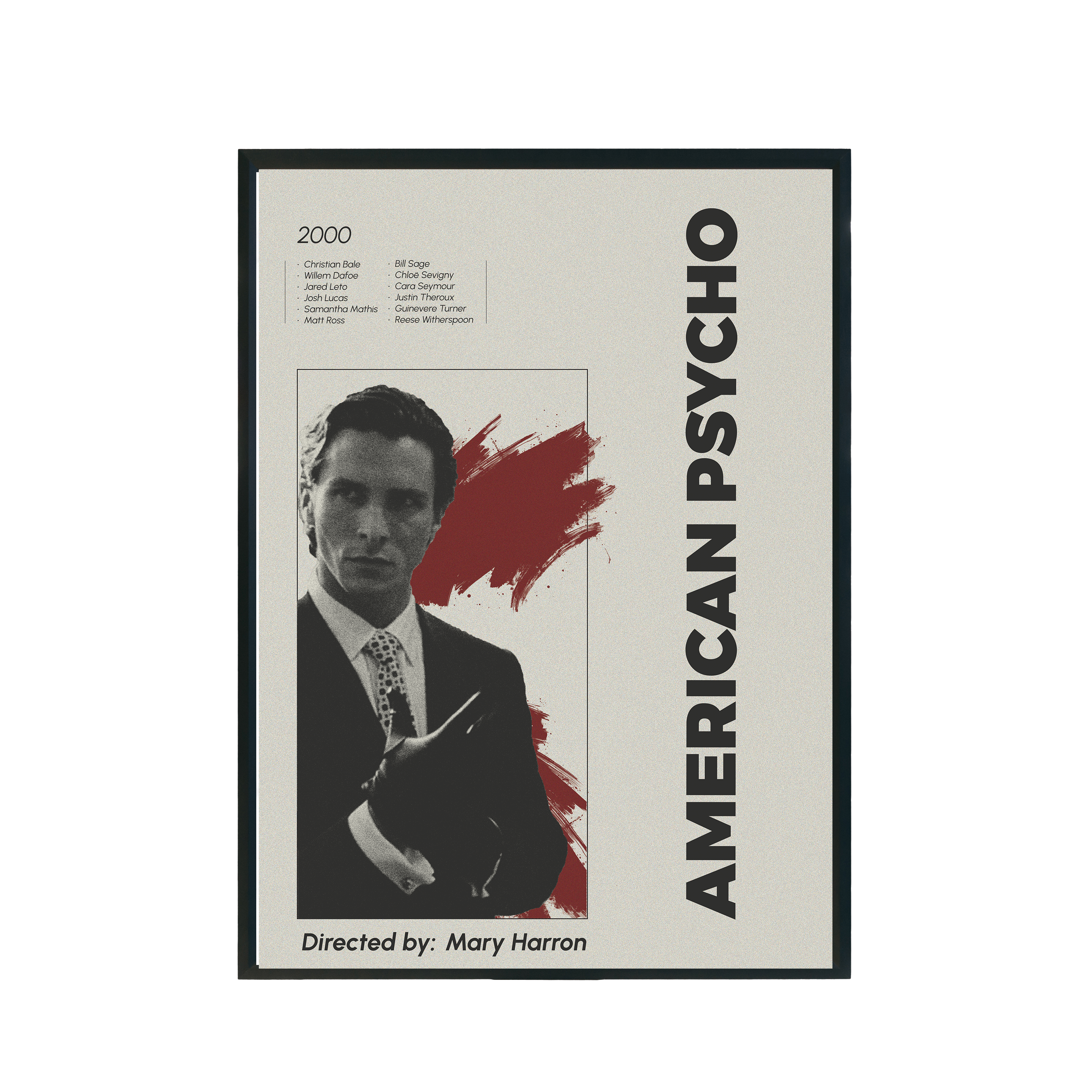 Plakat filmowy "American Psycho" A3 297mm x 420mm