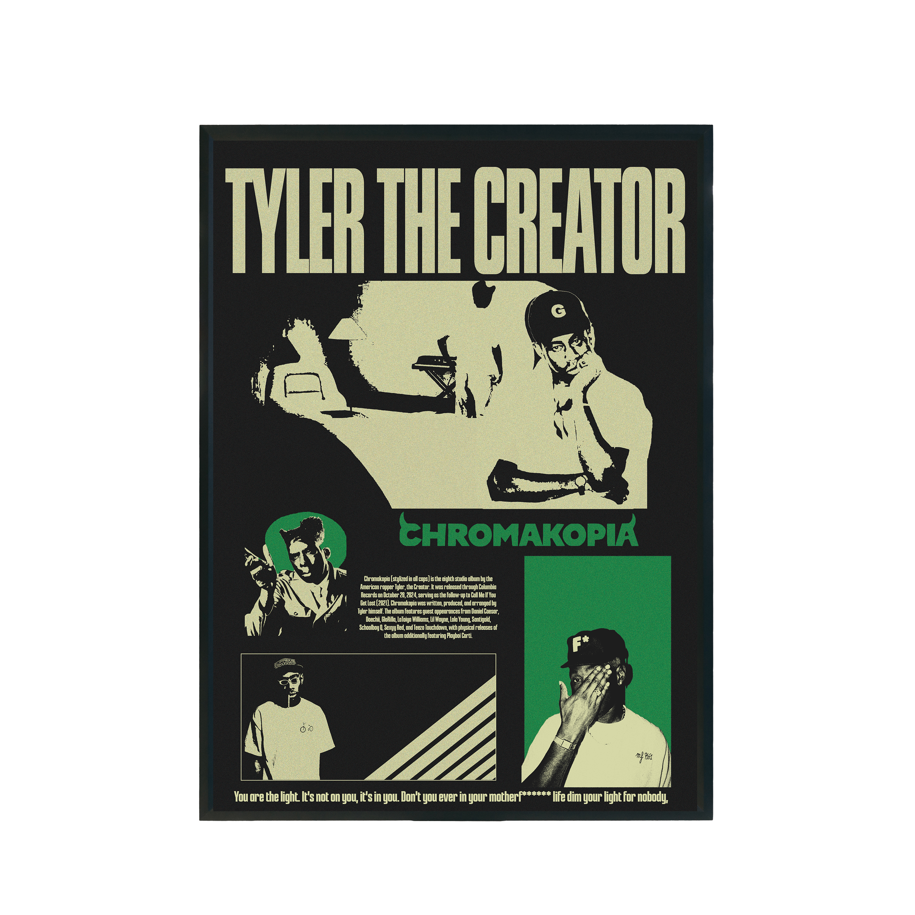Plakat muzyczny "Tyler The Creator" A3 297x420mm