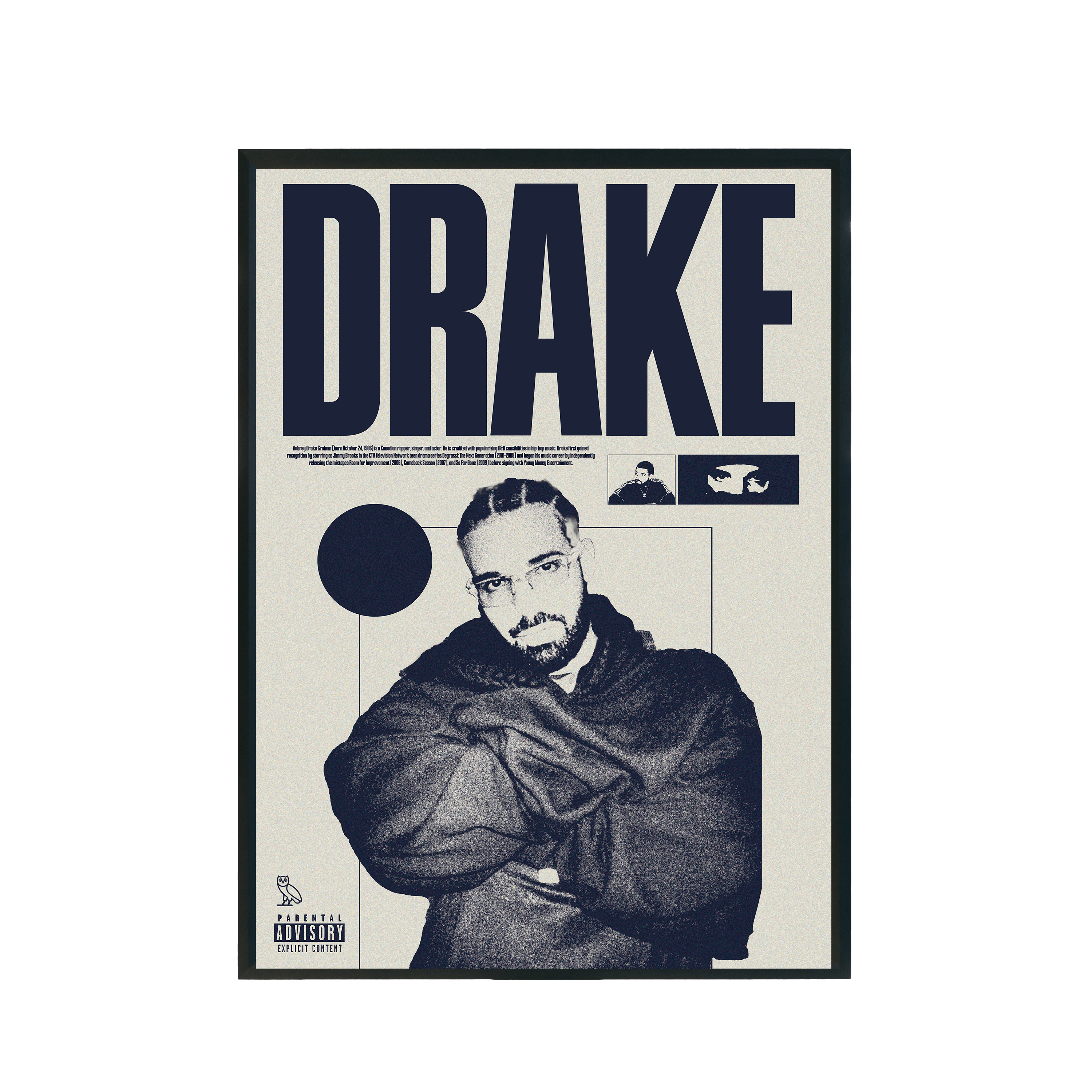 Plakat muzyczny "Drake" A3 297x420mm