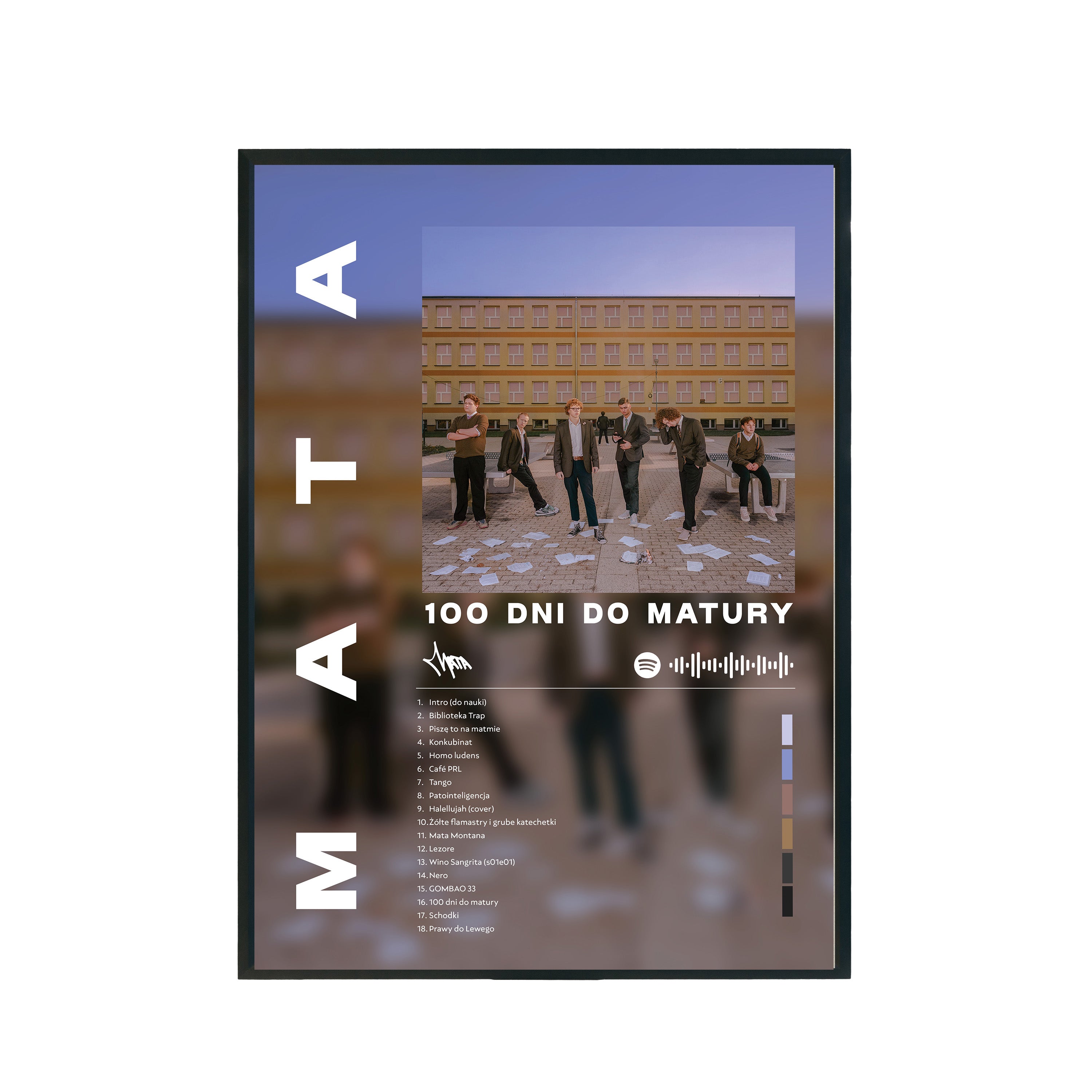 Plakat album Mata - 100 dni do matury A3 297x420mm