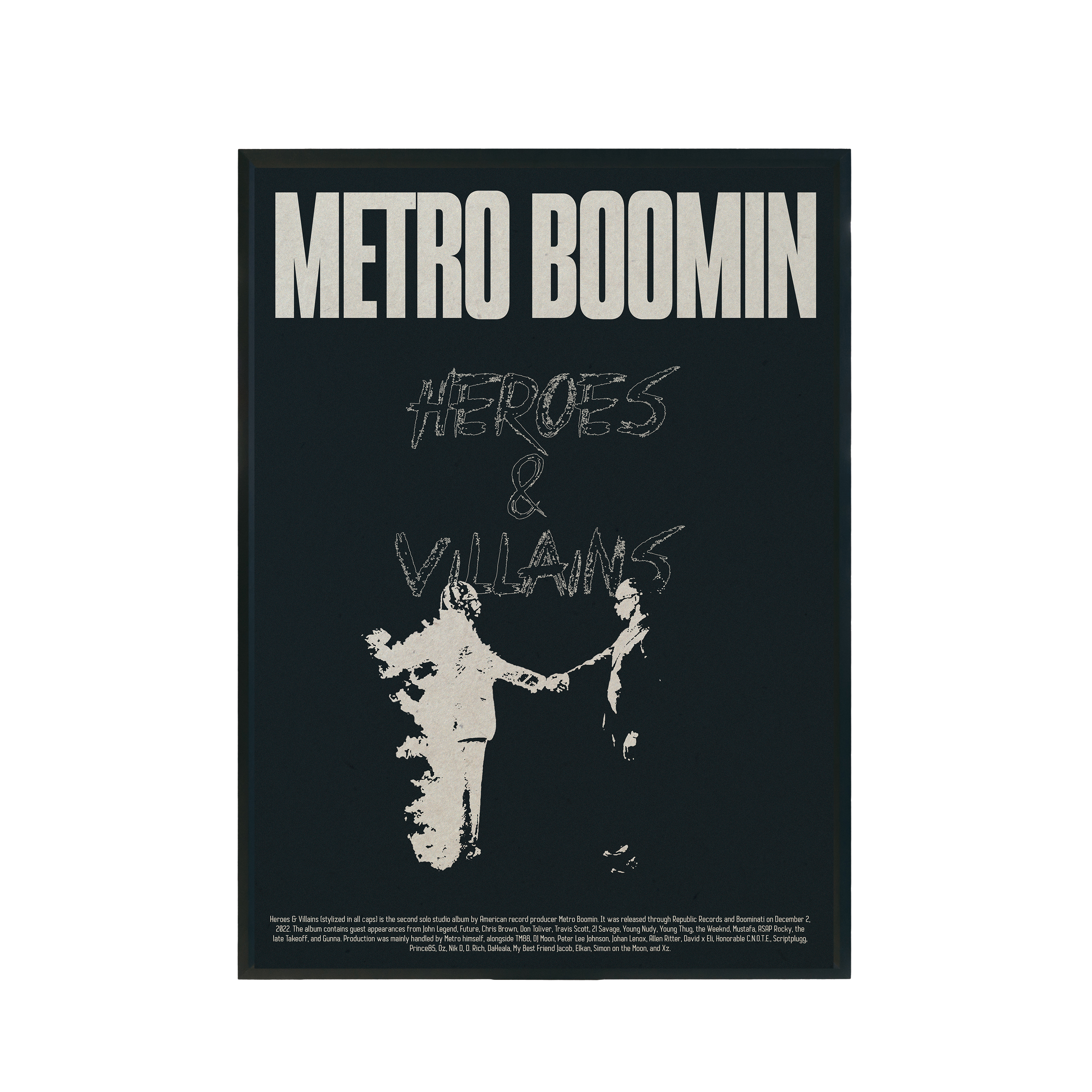 Plakat muzyczny "Metro Boomin" A3 297x420mm