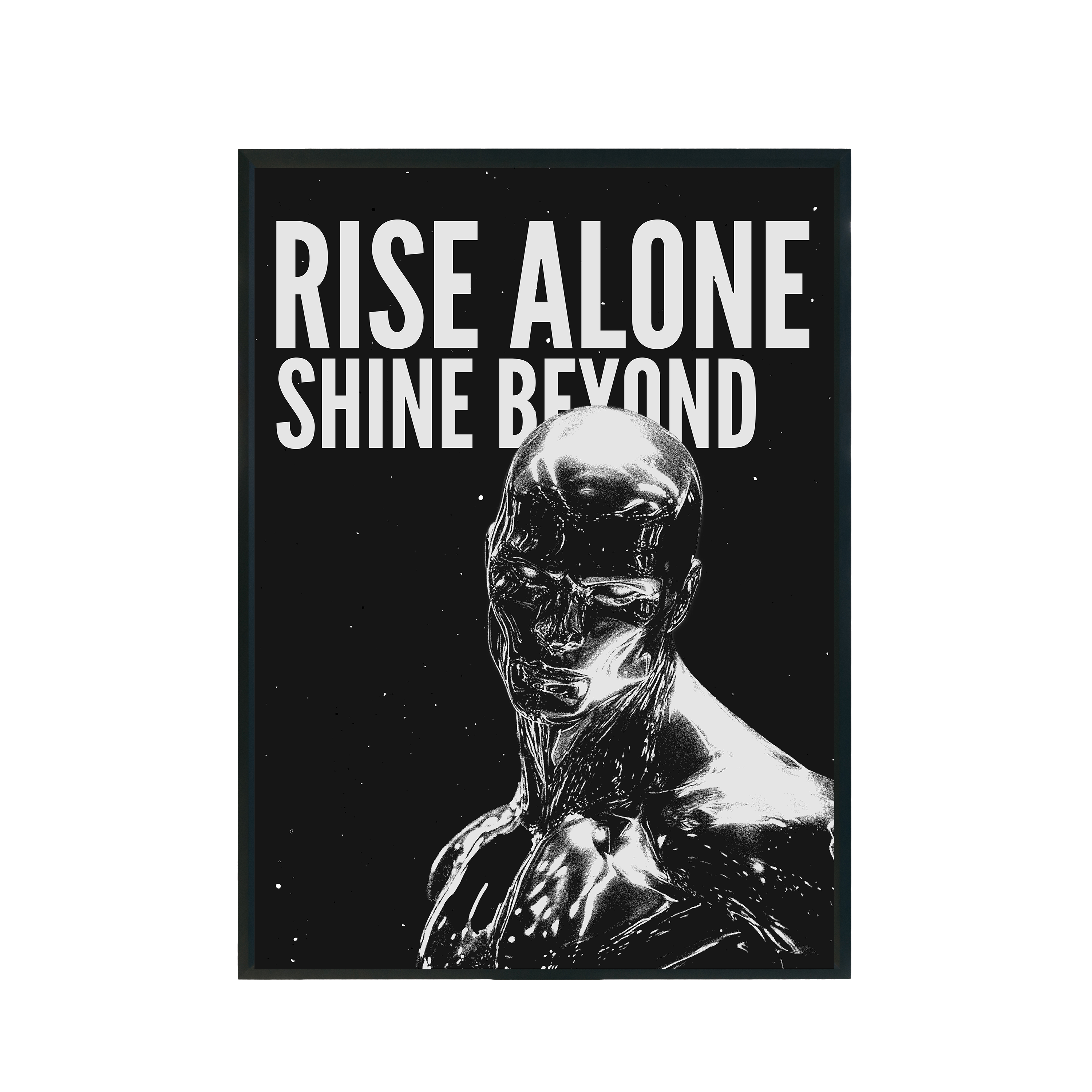 Plakat "Rise Alone Shine Beyond" A3 297x420mm