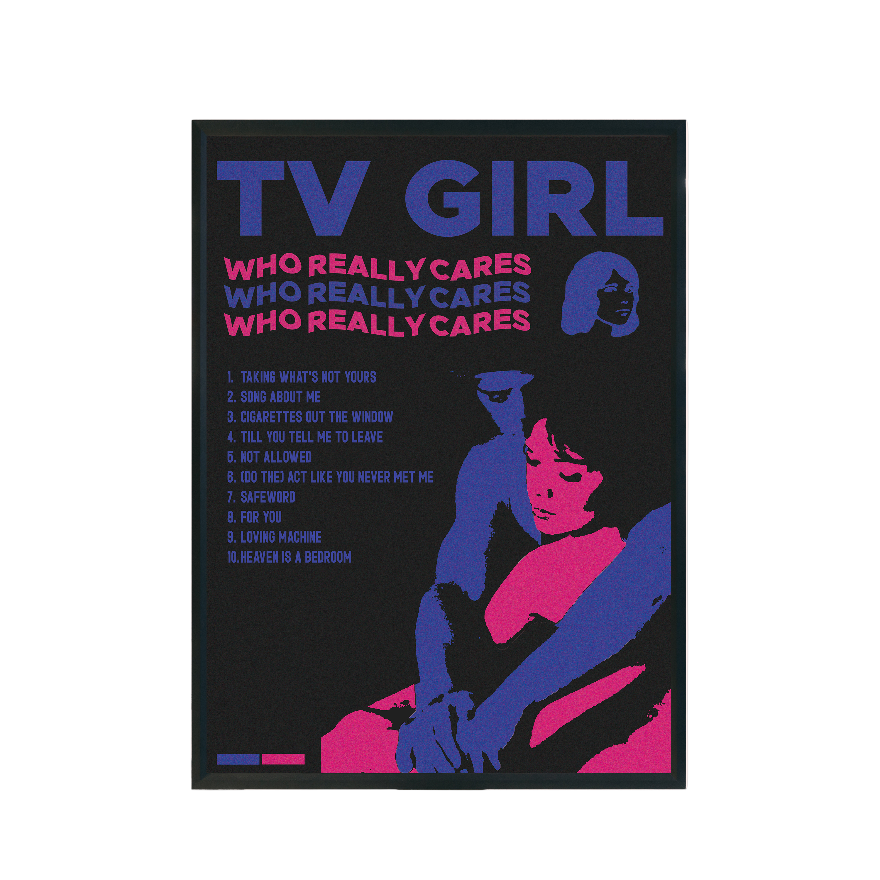 Plakat muzyczny "TV Girl" A3 297x420mm
